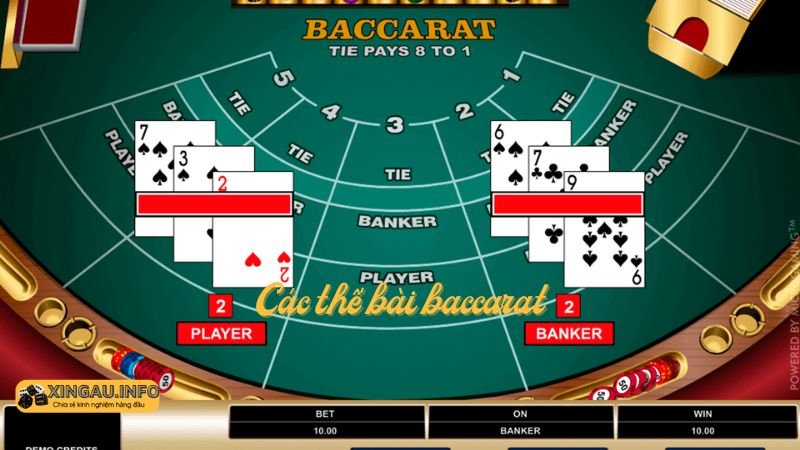 Cách tính điểm bài Baccarat