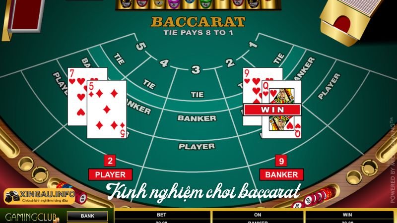 Bỏ túi những kinh nghiệm chơi baccarat