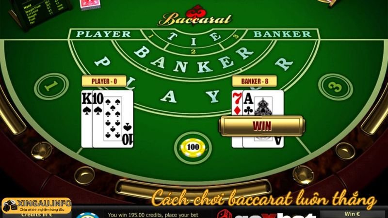 Giới thiệu về  cách chơi Baccarat