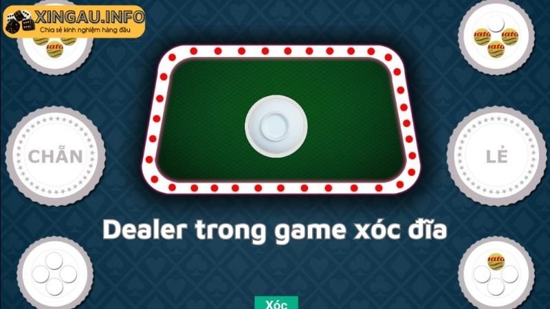 Dealer trong game xóc đĩa