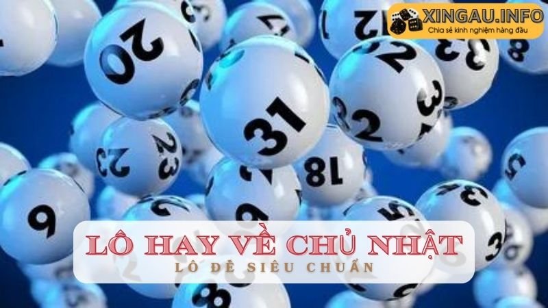 Tỷ lệ số lô hay về chủ nhật mà bạn nên biết!