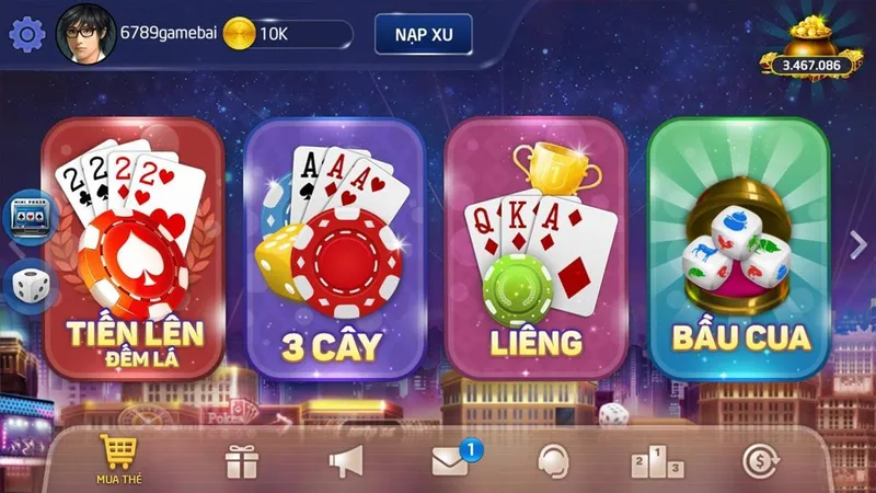 Những siêu phẩm game bài tại 789Win